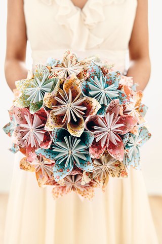 Origami-flower-bridal-bouquet