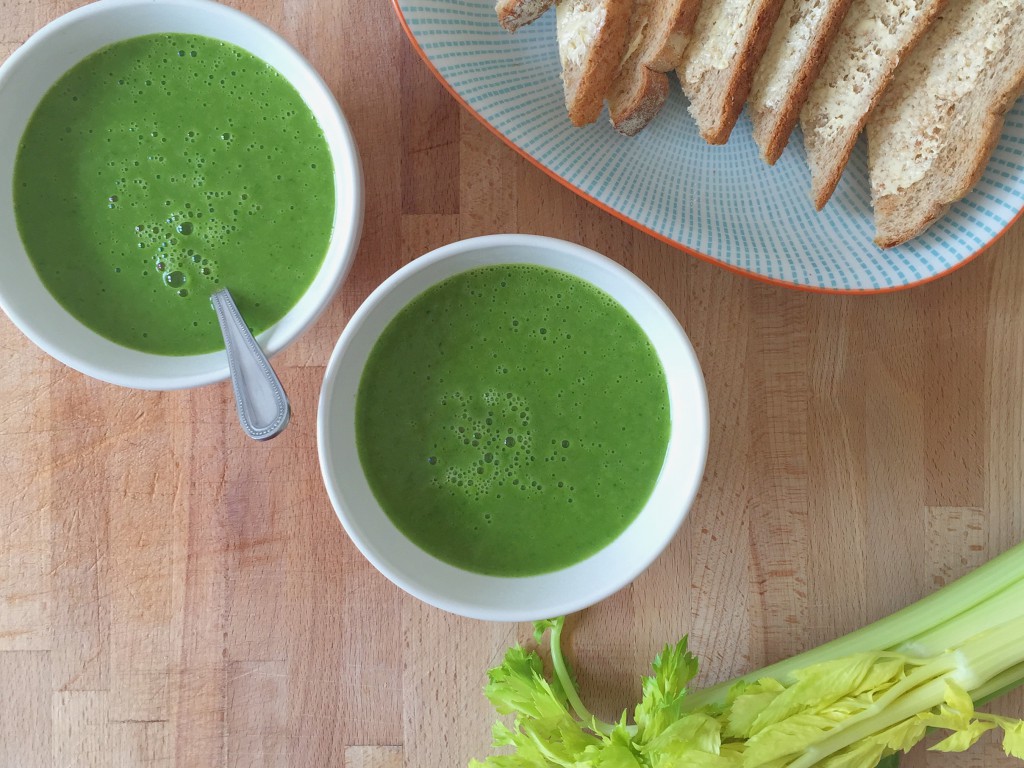 Kale and vegetable spring soup