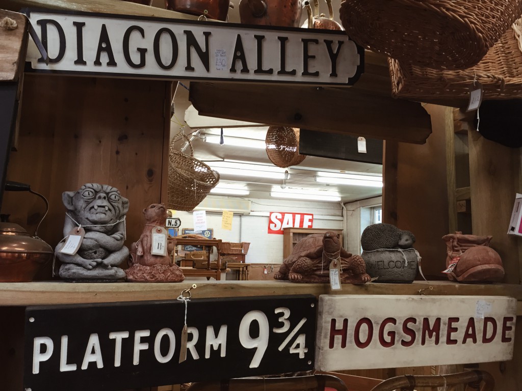 Molly's Den Harry Potter Diagon Alley and Platform 9 3/4 signs