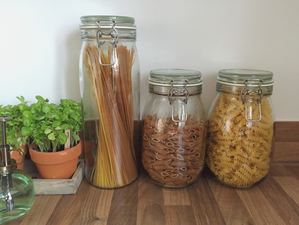 IKEA KORKEN glass jars