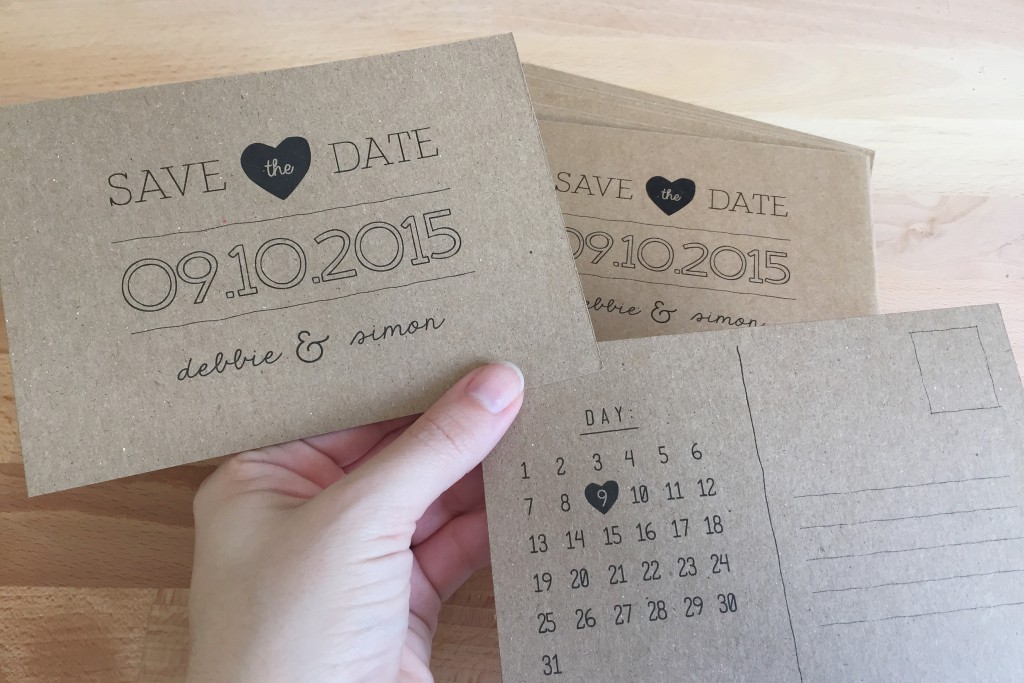 Save The Date Postcards Diy Hello Deborah