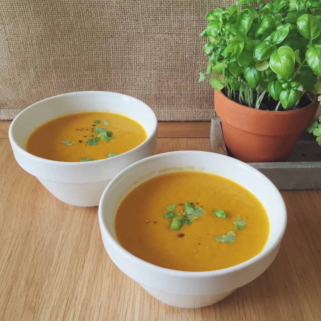 Spiced carrot soup