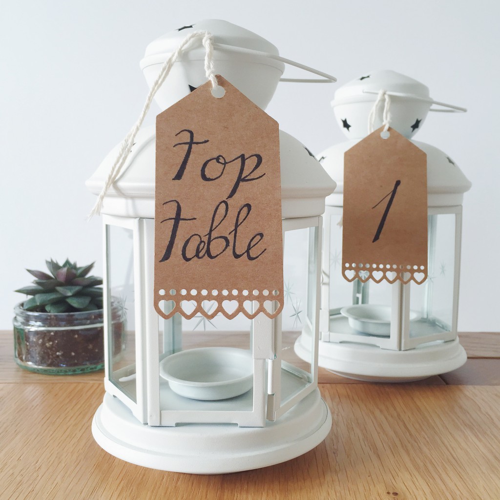 top table wedding lantern