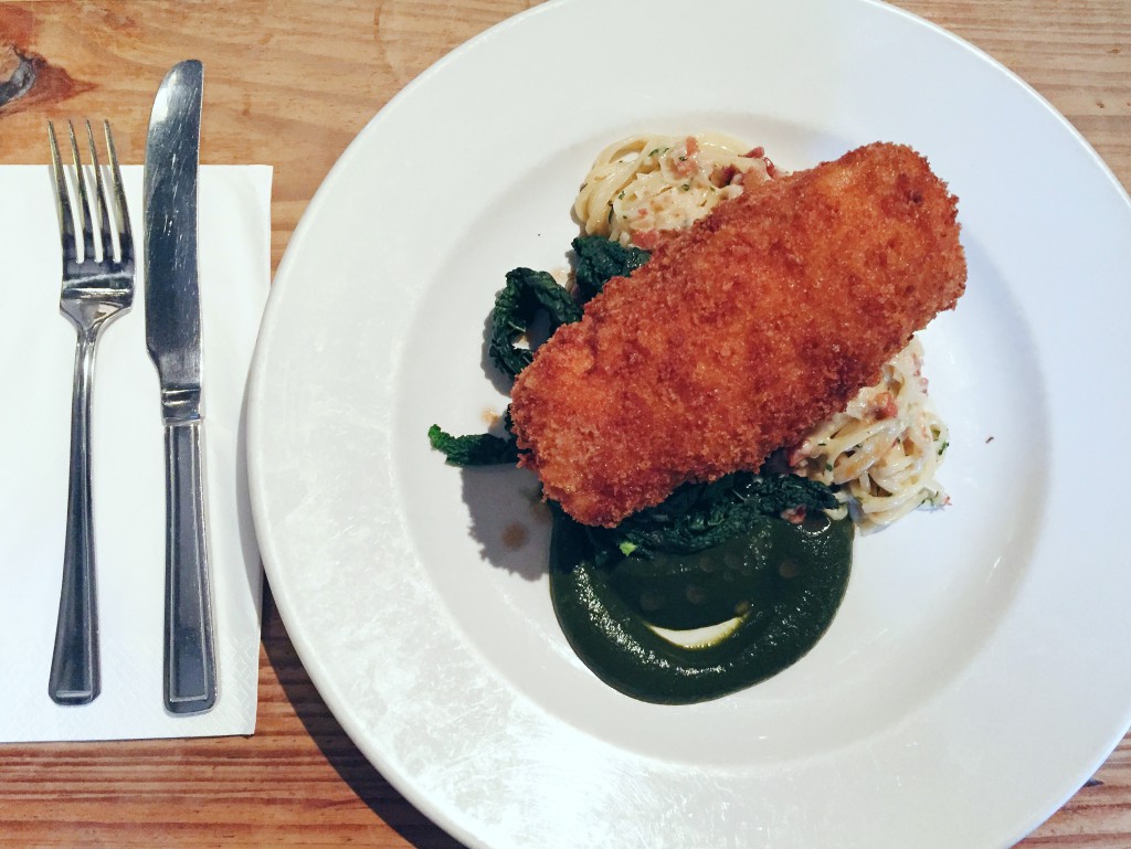 Chicken Kiev at The Black Swan