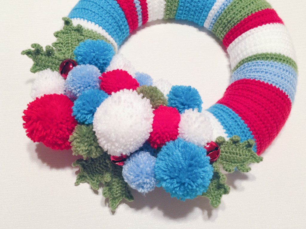 Crochet christmas wreath