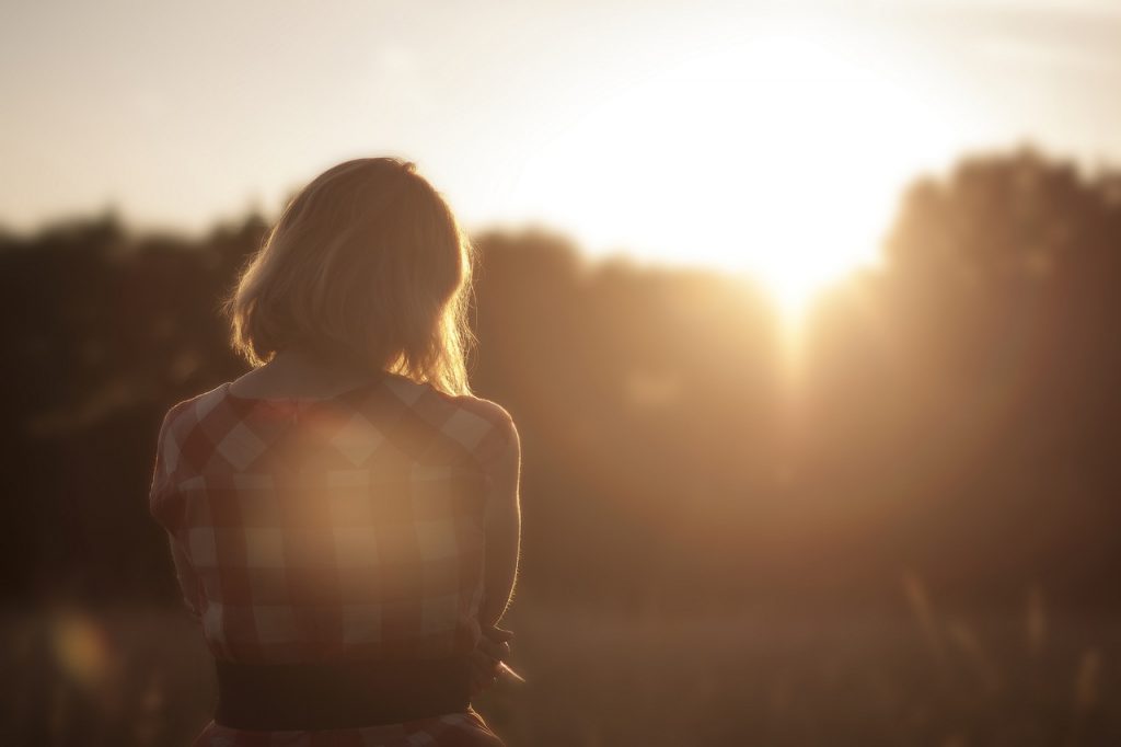 Feeling lonely - stock image