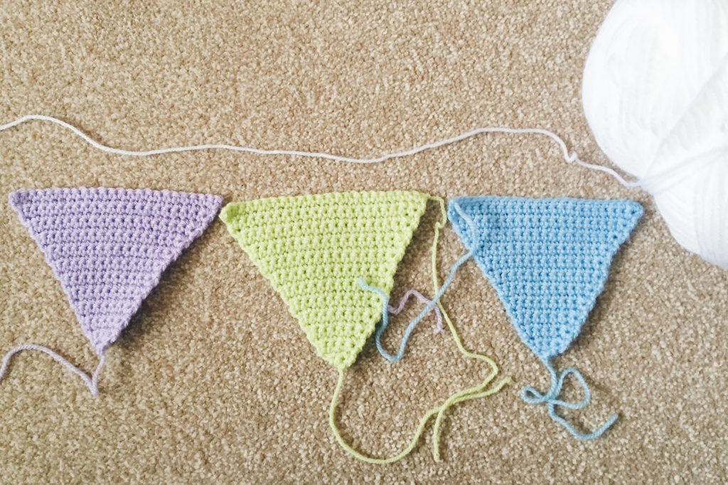 crochet bunting