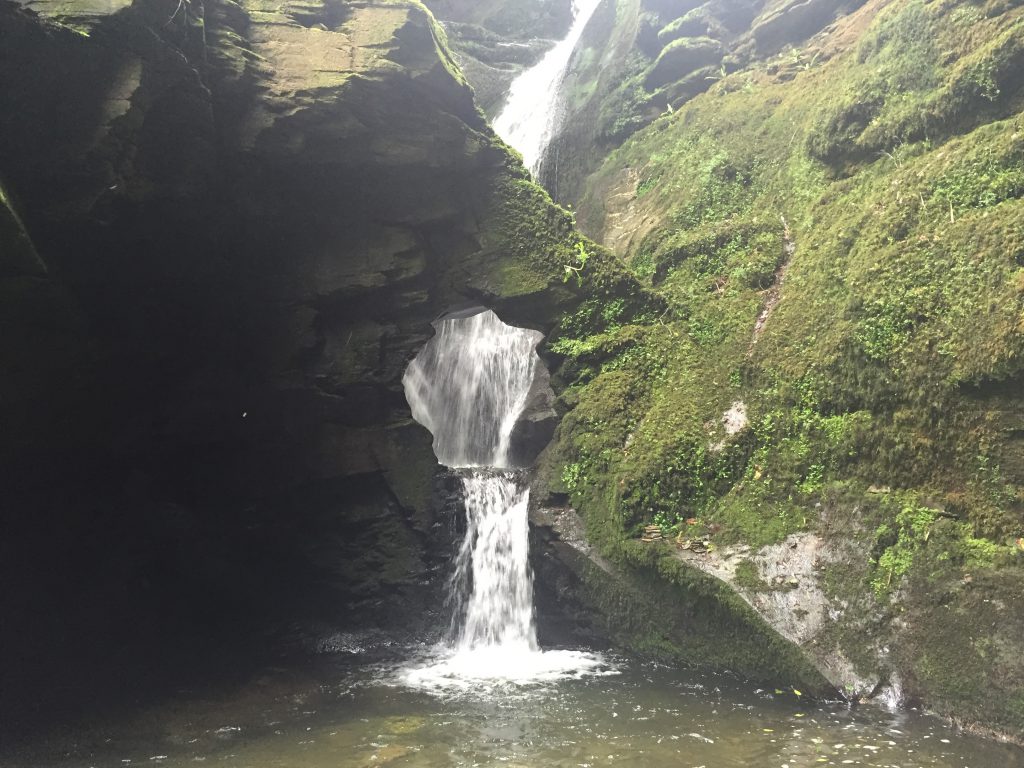 St Nectans Glen waterfall