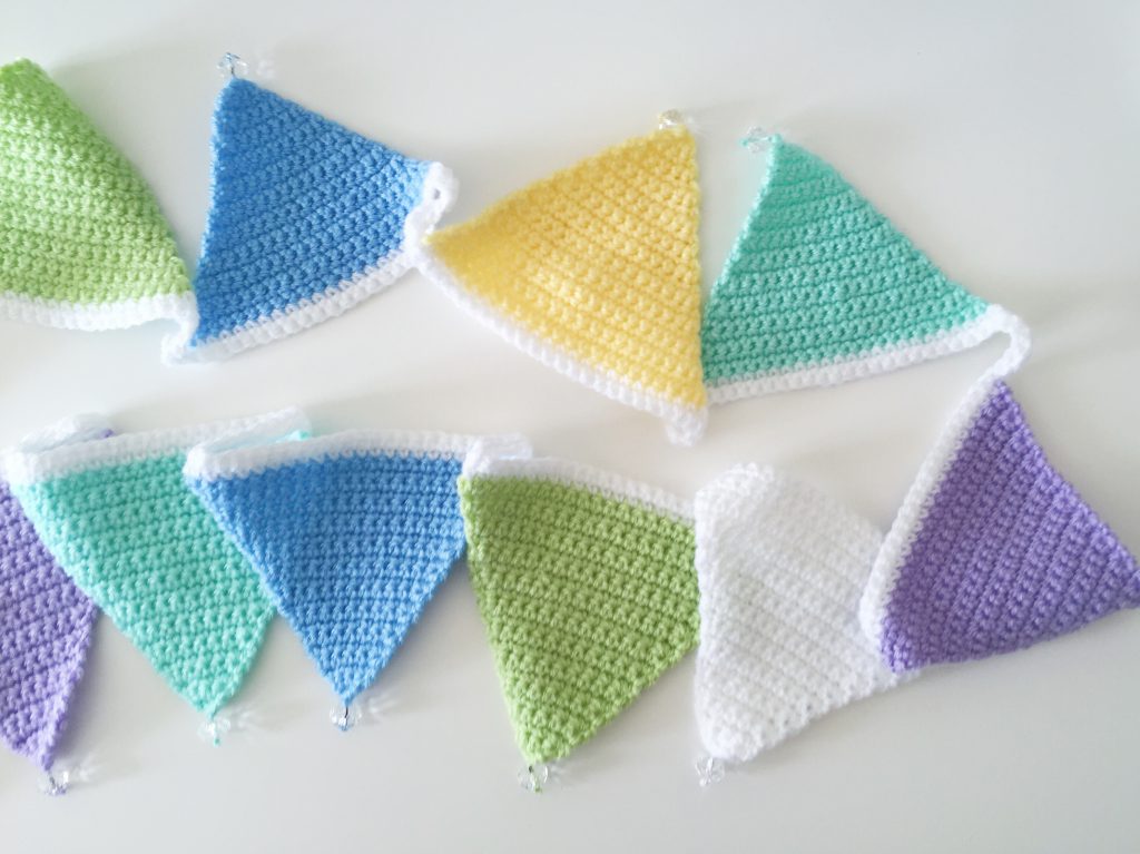 Crochet bunting 