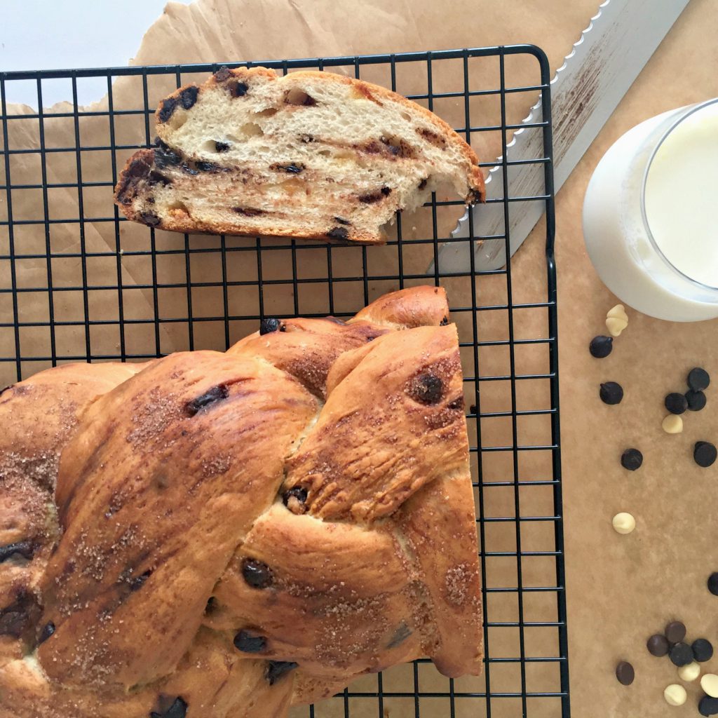 Chocolate chip cinnamon loaf bread