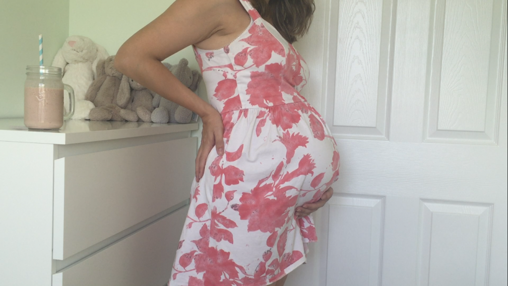 35 weeks pregnant bump