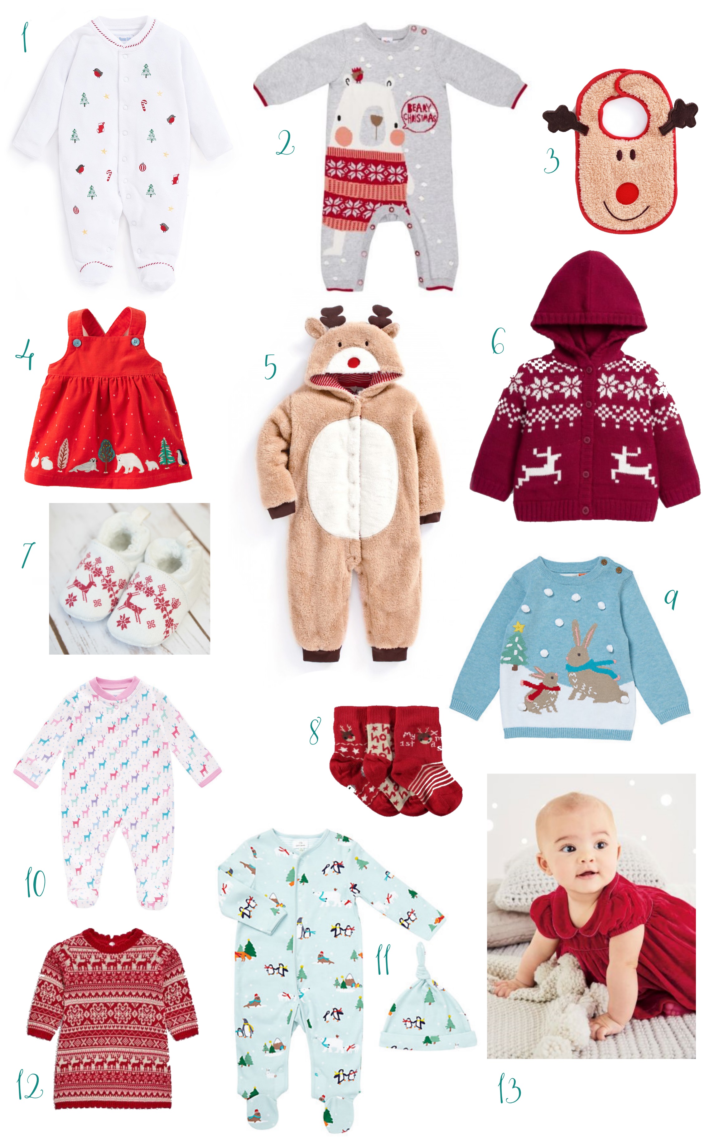 Baby christmas clothes wishlist