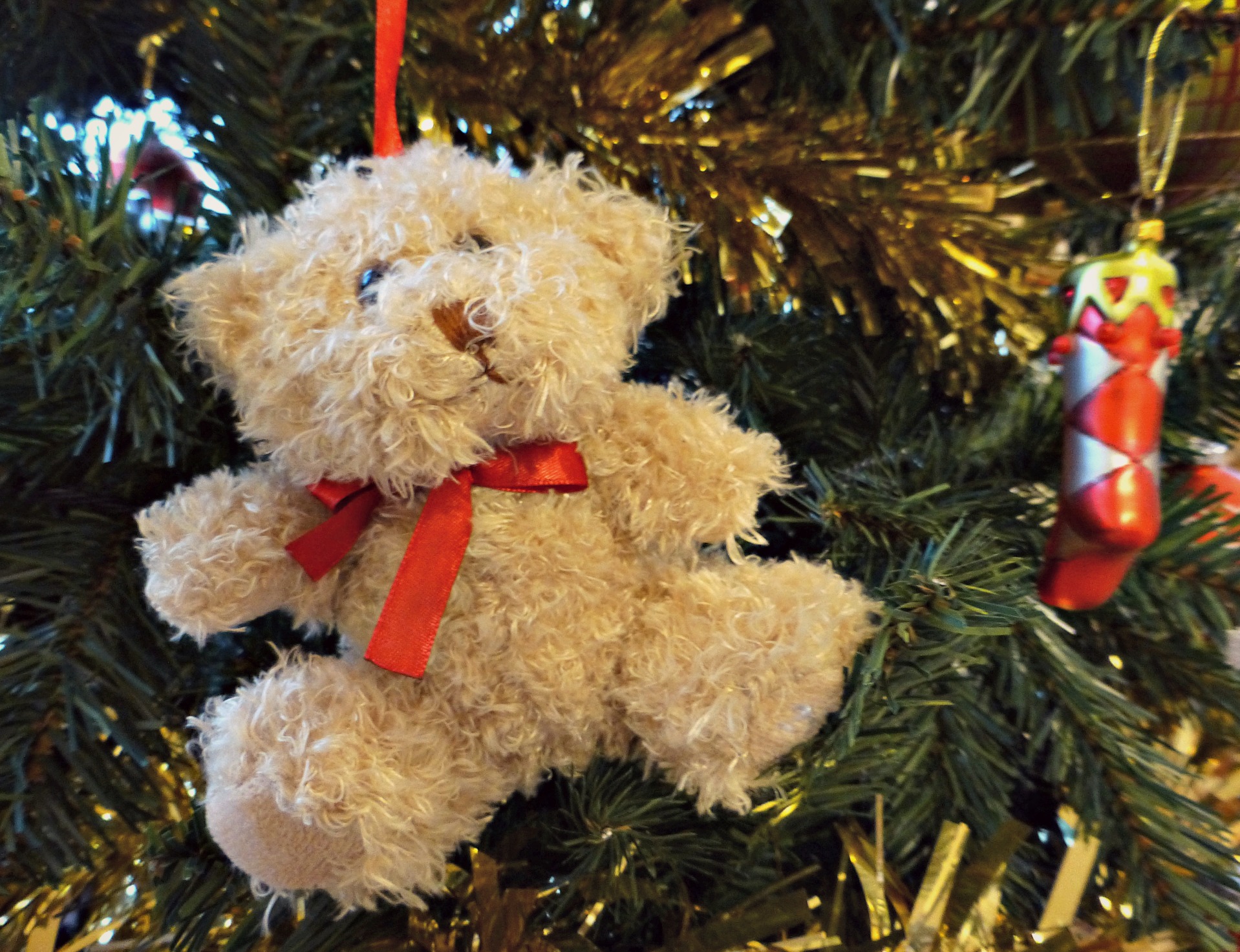 John Lewis 2014 Christmas teddy decoration
