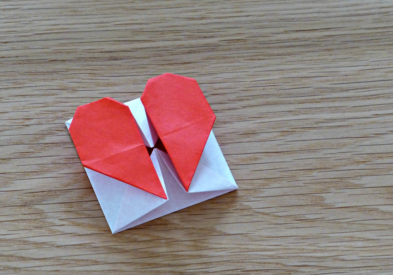 Origami heart box