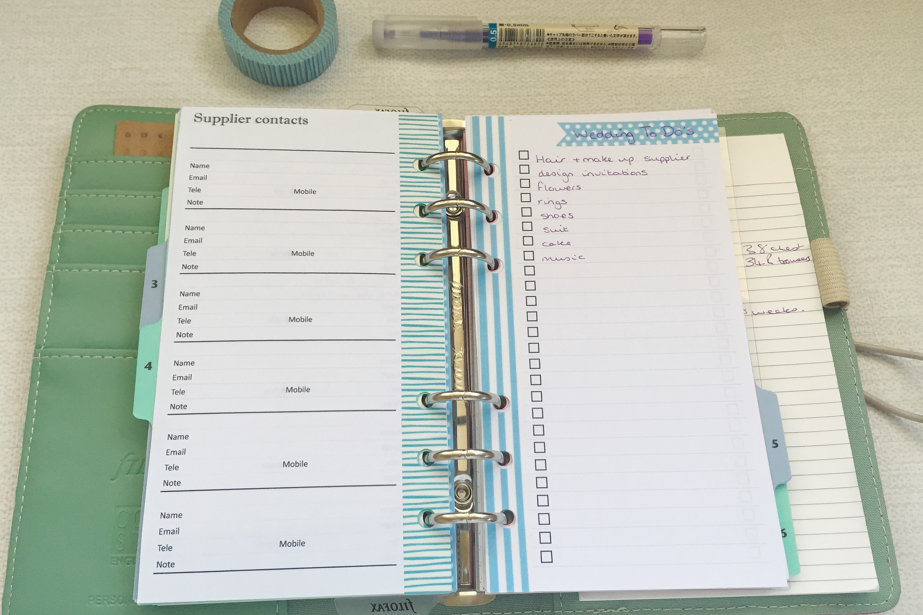 filofax personal english bloom wedding planning jpg hello deborah