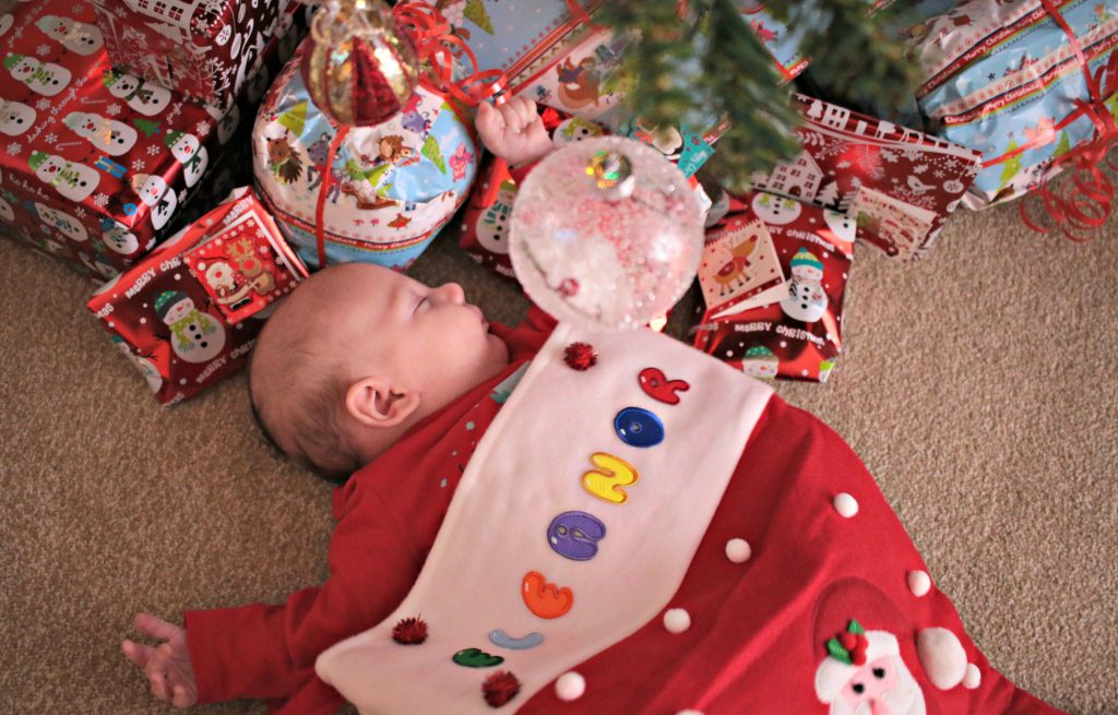 eleanor under the christmas tree