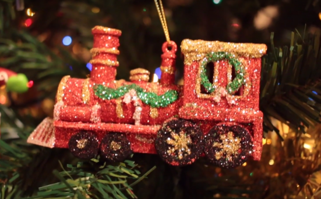 train christmas decoration