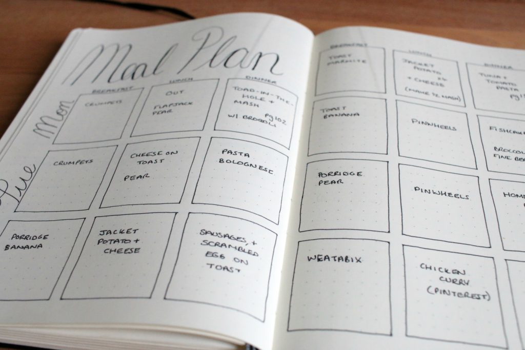 My baby led weaning meal plan for a family of 3. Eleanor is 7 months old and eats mostly what we eat so it's important that I do a meal plan.