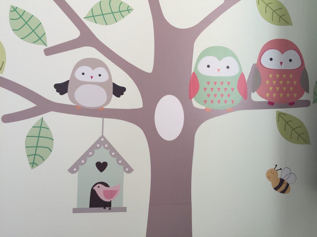 Eleanor's Nursery forest woodland wall stickers