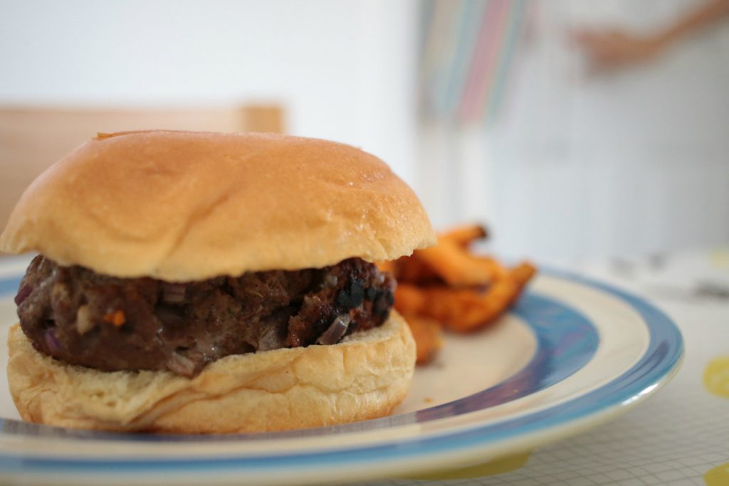 The Flavour Led Weaning Cookbook burger