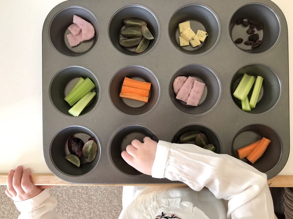 Grazing tray for toddlers