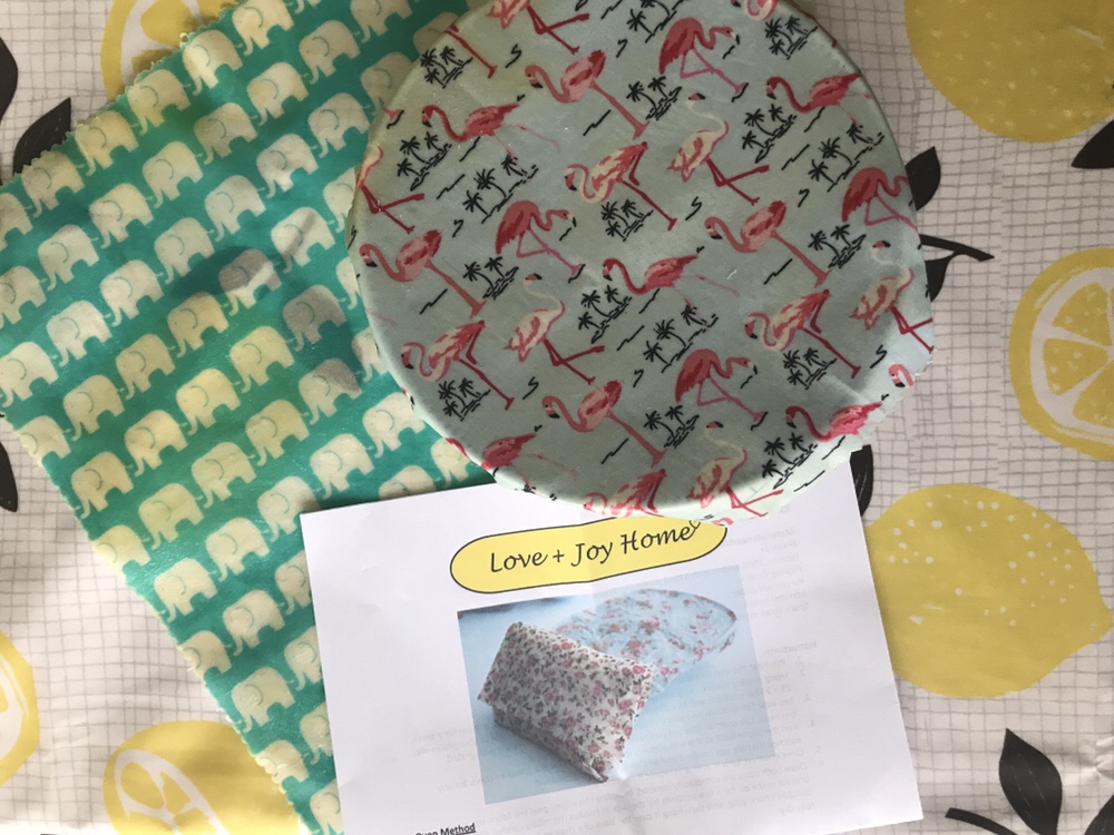 Making beeswax wraps at Love + Joy Home